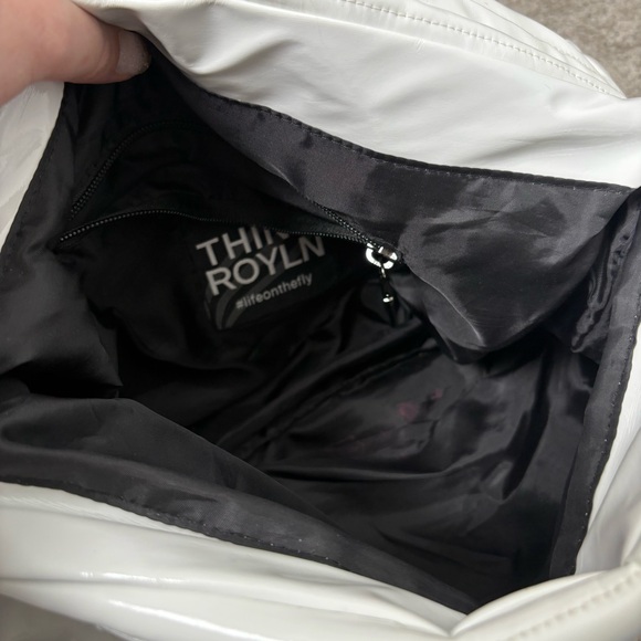 THINK ROYLN The Dalton Lady Bag in White Patent - Picture 7 of 12